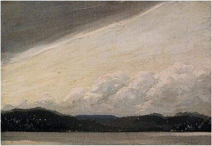 Artwork Title: Lake, Shore, and Sky