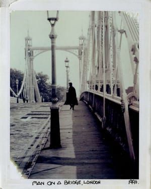 Artwork Title: Man On Bridge