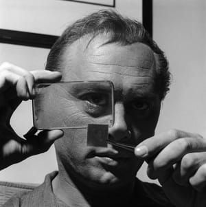 Artwork Title: Yul Brynner With His Stamp Collection
