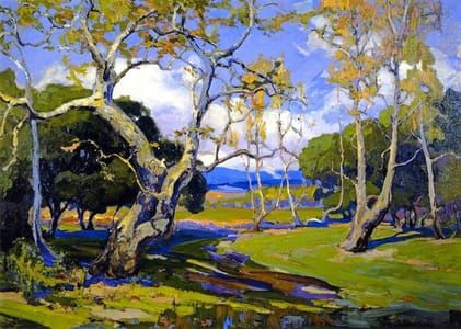 Artwork Title: A California Woodland