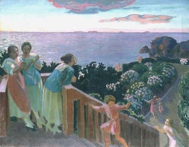 Artwork Title: Balcony villa 