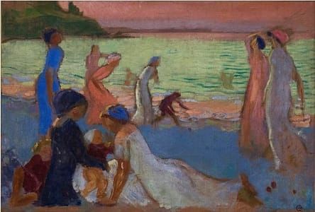 Artwork Title: Soir de septembre, la plage de Trestrignel (September Evening, Trestrignel Beach)