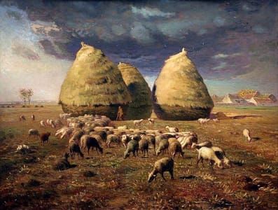 Artwork Title: Haystacks: Autumn