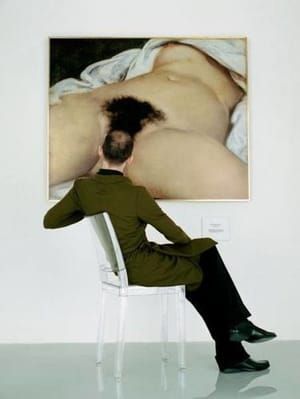 Artwork Title: Man Looking at the Origin of the World