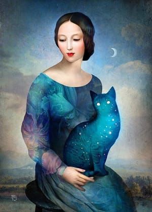 Artwork Title: Night Cat