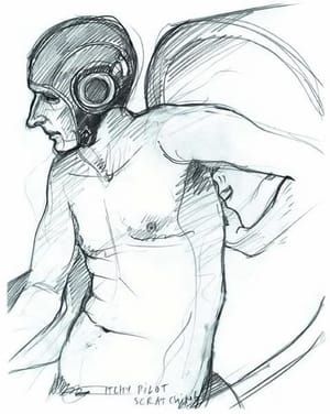Artwork Title: Itchy Pilot