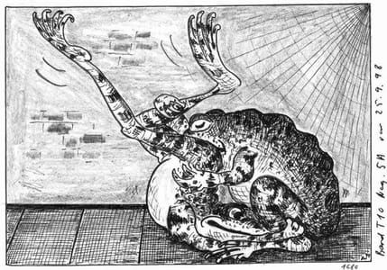 Artwork Title: Kamasutra der Frosche (Frog Kama Sutra)