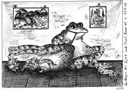 Artwork Title: Kamasutra der Frosche (Frog Kama Sutra)