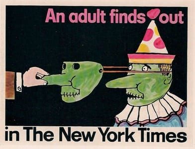Artwork Title: New York Times advertisement
