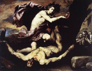 Artwork Title: Apollo Flaying Marsyas