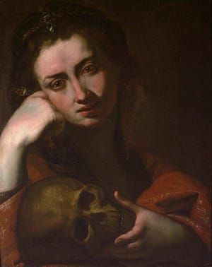 Artwork Title: The penitent Magdalen or Vanitas