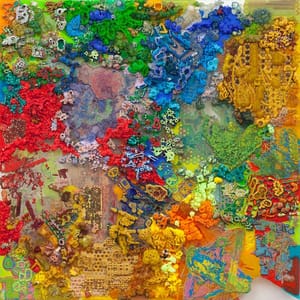 Artwork Title: Nano-Nonobjective Noo-Zoos