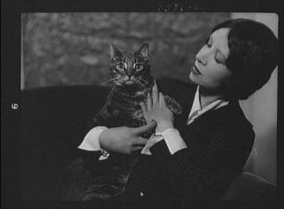 Artwork Title: Miss Cumner with Buzzer the Cat