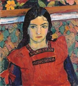 Artwork Title: Girl with flowers