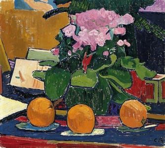 Artwork Title: Stillleben mit drei Orange (Still Life with 3 Oranges) 1907/08