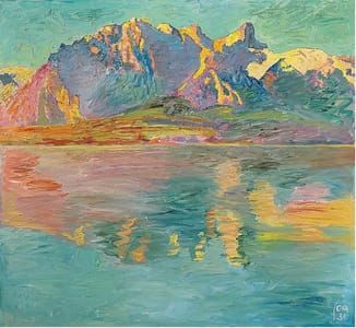 Artwork Title: Stockhornkette / Stockhorn Mountains
