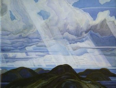 Artwork Title: Snow Flurries Lake Superior