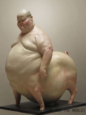 Artwork Title: Pig Man  - We Are The World