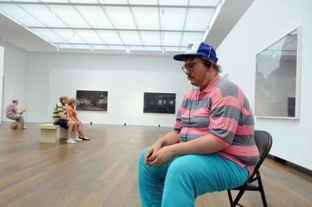 Artwork Title: Installation photograph of the exhibition ‘Duane Hanson/Gregory Crewdson: Uncanny realities’