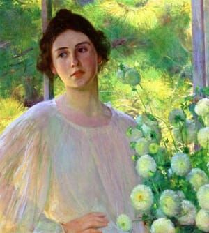 Artwork Title: White Asters