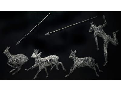 Artwork Title: Hunting Scene (DEER)