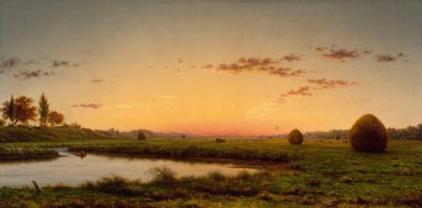 Artwork Title: Haystacks on the Newburyport Marshes