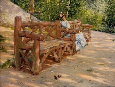 Artwork Title: Park Bench