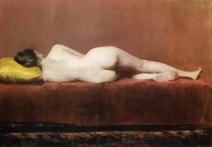 Artwork Title: Nude recumbent