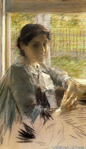 Artwork Title: At the window