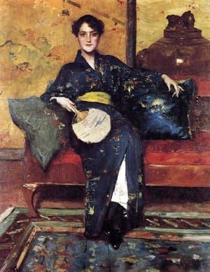 Artwork Title: The Blue Kimono
