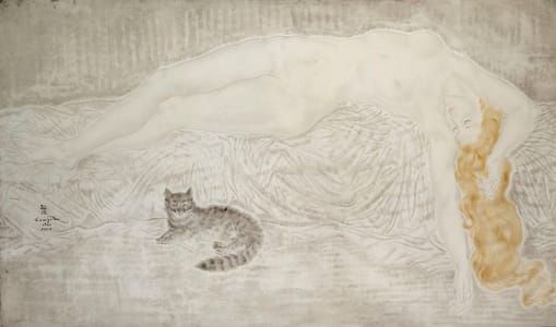 Artwork Title: Nu au Chat