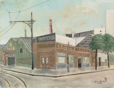 Artwork Title: Paris, La Petite Madeleine Restaurant