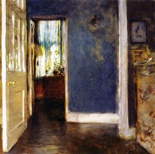 Artwork Title: The Green Window Curtain