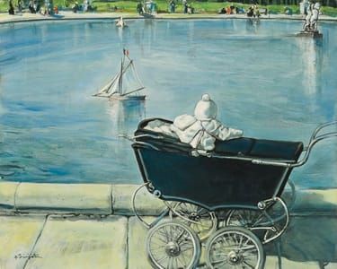Artwork Title: Bassin de Luxembourg, Paris