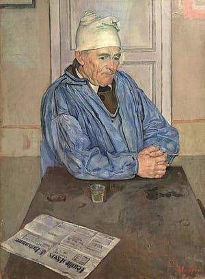 Artwork Title: Müller am Tisch (Miller at the Table)