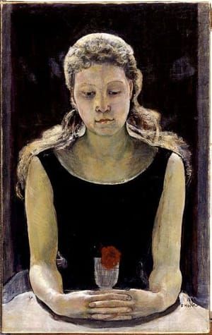 Artwork Title: Girl with a Poppy