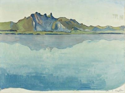 Artwork Title: Lac Thuner et la chaîne Stockolm
