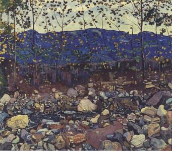 Artwork Title: Forest Brook At Leissingen