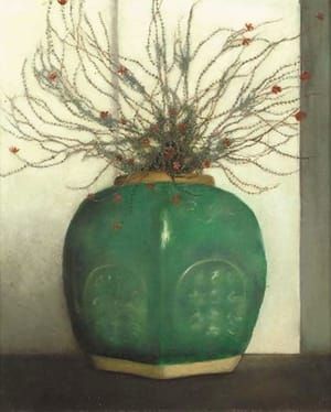 Artwork Title: Gemberpot met dopheide (Ginger Jar with Heather)