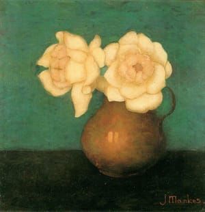 Artwork Title: Roses in a Vase