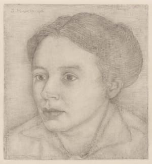Artwork Title: Portret van Annie Mankes-Zernike