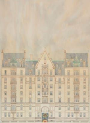 Artwork Title: Dakota Building With Peacock Spirit