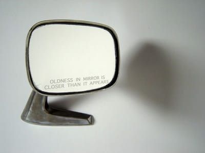 Artwork Title: Oldness in mirror is closer than it appears