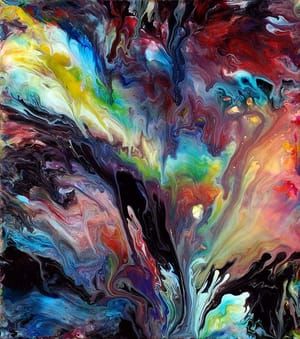 Artwork Title: Fluid Painting 58