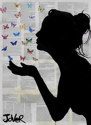 Artwork Title: Butterfly Kisses