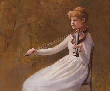 Artwork Title: Girl with a Violin