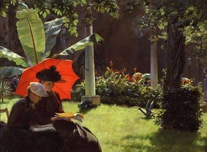 Artwork Title: Afternoon in the Cluny Garden Paris