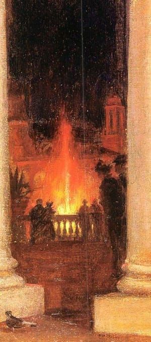 Artwork Title: Electric Fountain, World's Columbian Exposition