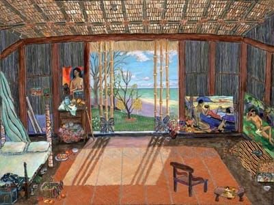 Artwork Title: Gauguin’s Studio