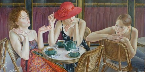 Artwork Title: Tea on the Terrace